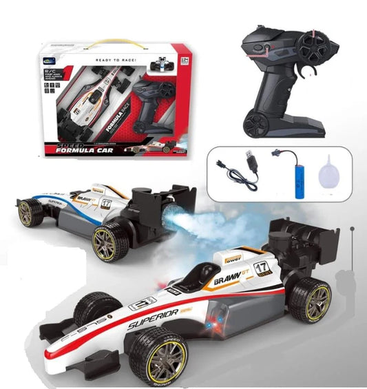 RC Speed Formula Racing Car with Smoke and Lights