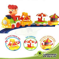 Cartoon Circus Train Toy Set